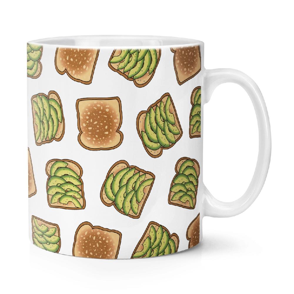 gift base Toast And Avocado Pattern 10oz Mug Cup
