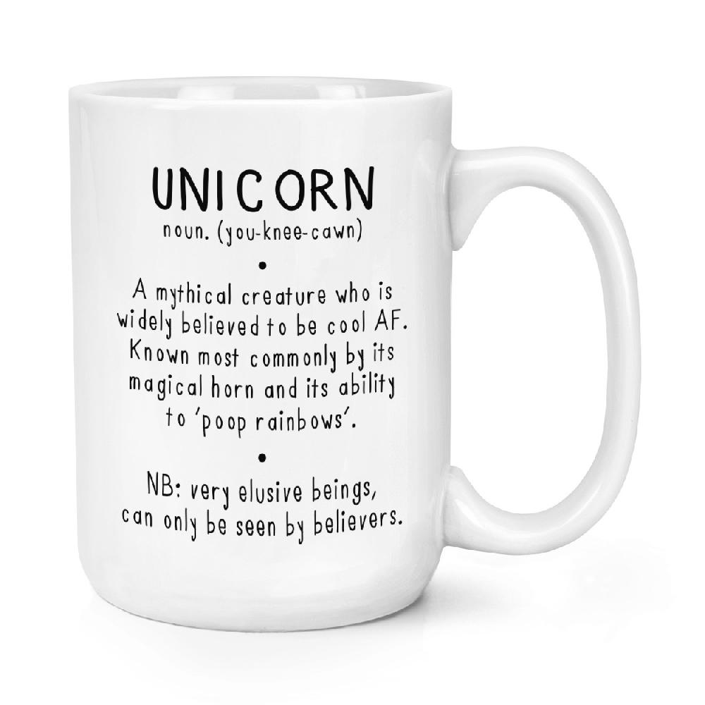 gift base Unicorn Definition 15oz Large Mug Cup
