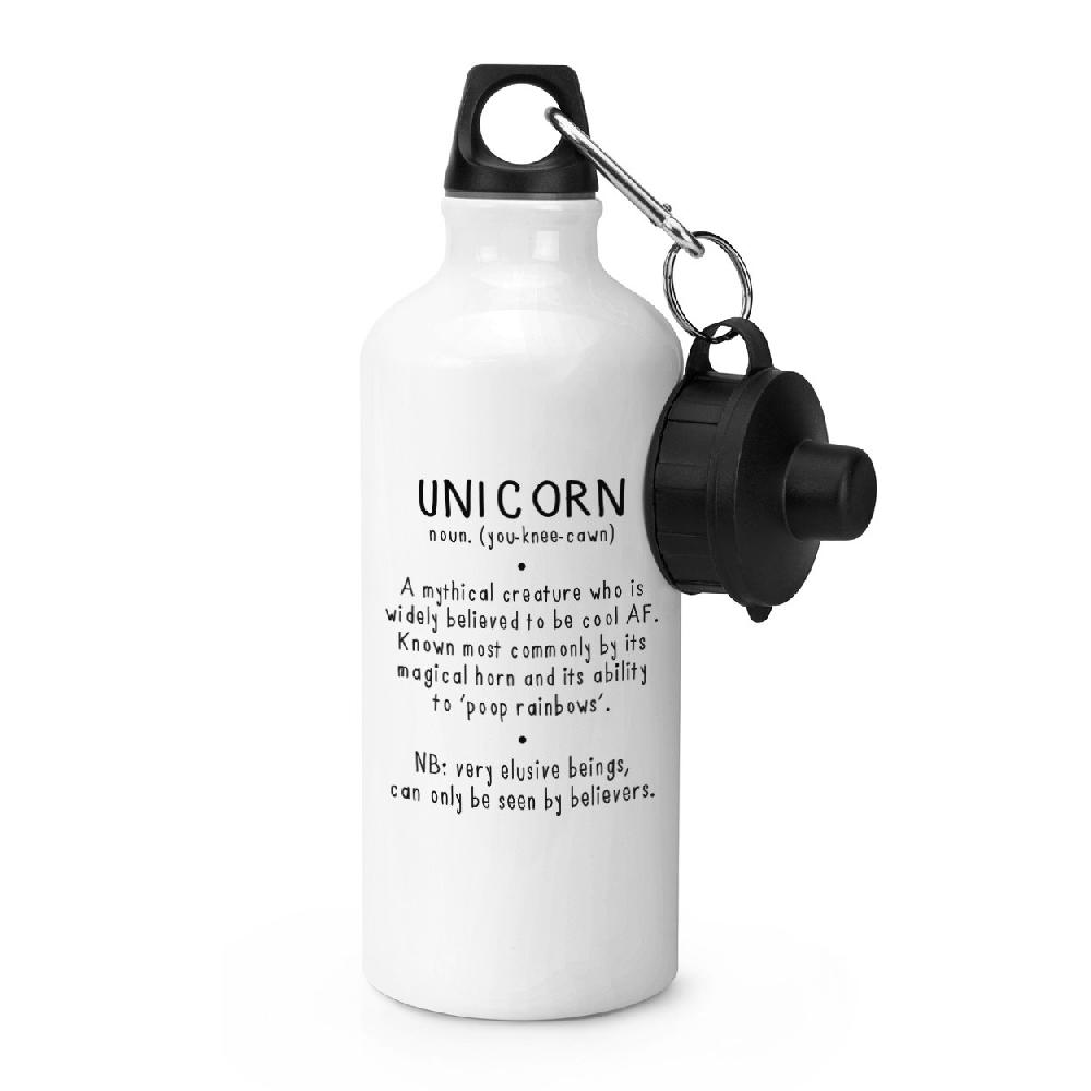 gift base Unicorn Definition Sports Bottle