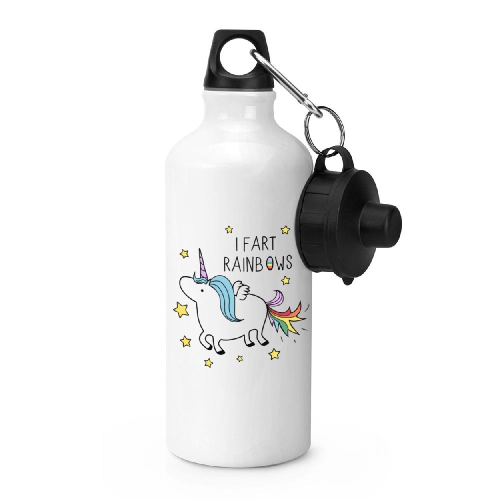 gift base Unicorn I Fart Rainbows Sports Bottle