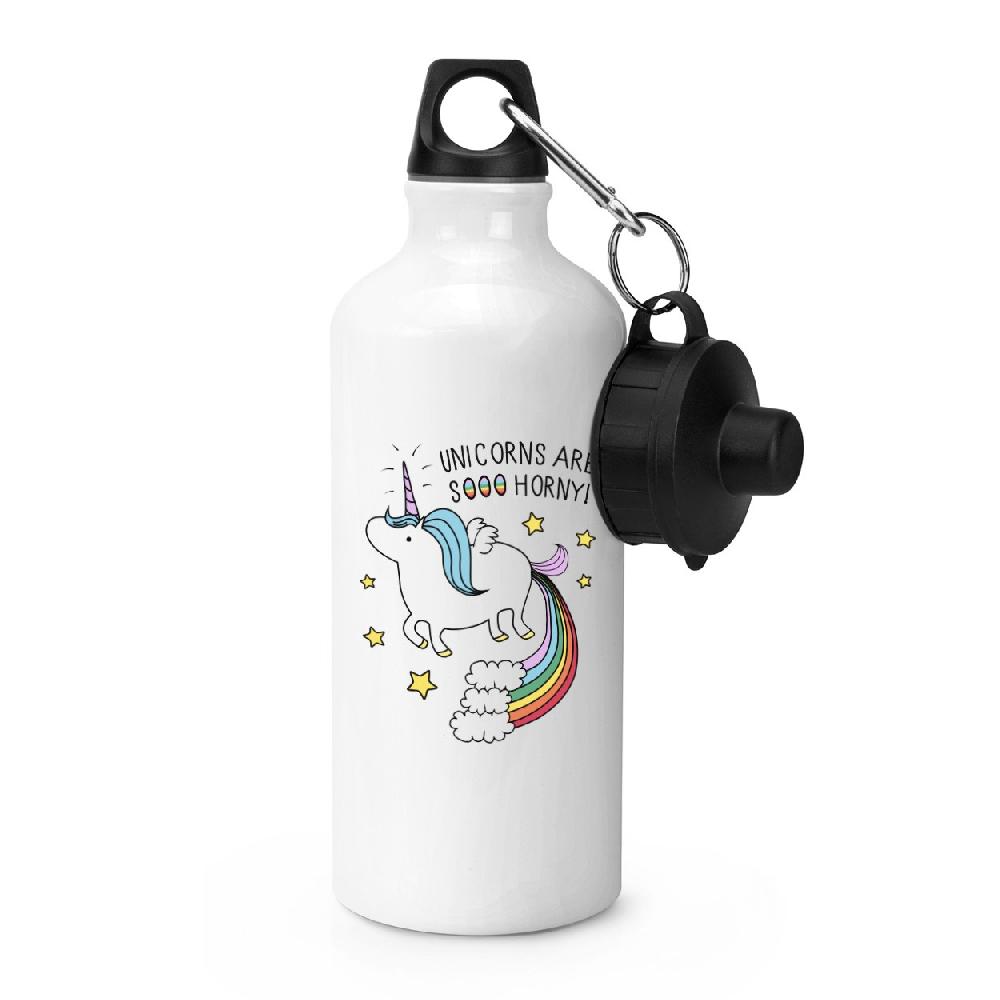gift base Unicorns Are Sooo Horny Sports Bottle