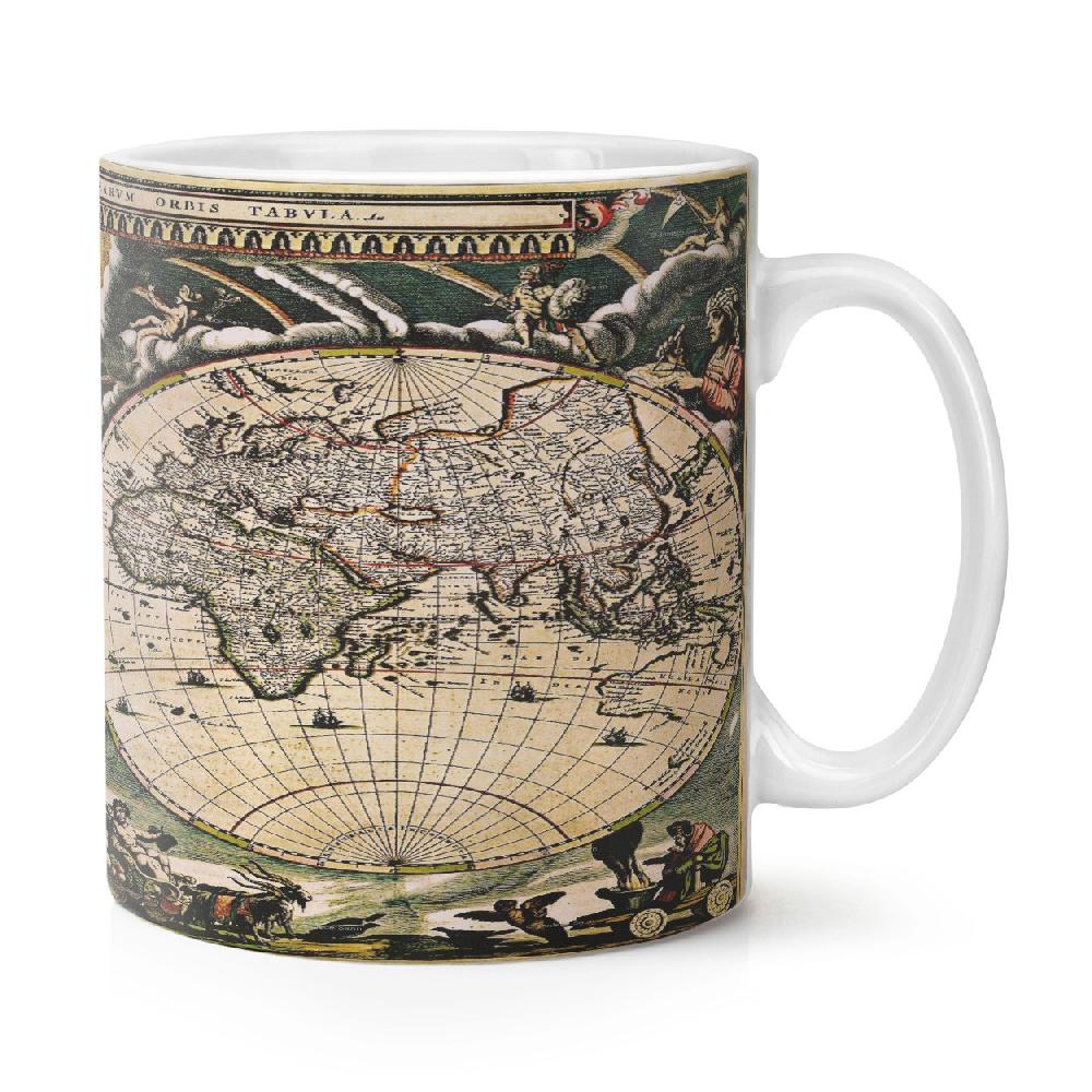 gift base Vintage World Map 1 10oz Mug Cup