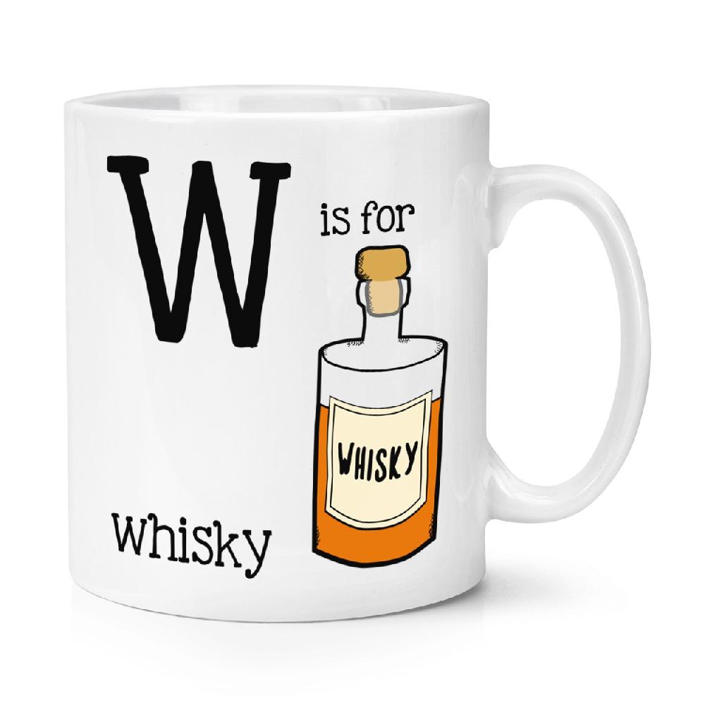 gift base W Is For Whisky 10oz Mug Cup
