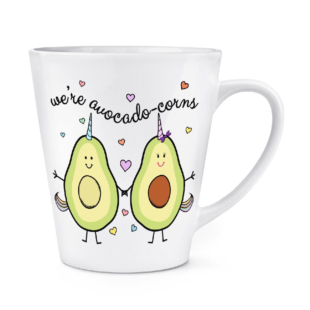 gift base We're Avocadocorns 12oz Latte Mug Cup