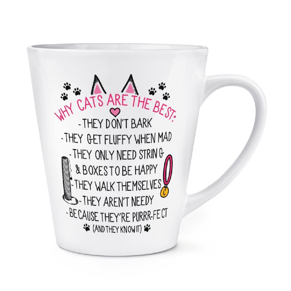 gift base Why Cats Are The Best 12oz Latte Mug Cup