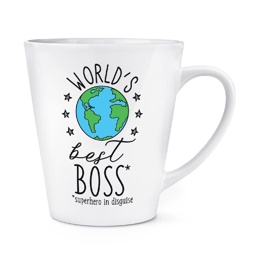 gift base World's Best Boss 12oz Latte Mug Cup