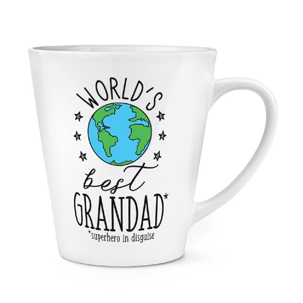 gift base World's Best Grandad 12oz Latte Mug Cup