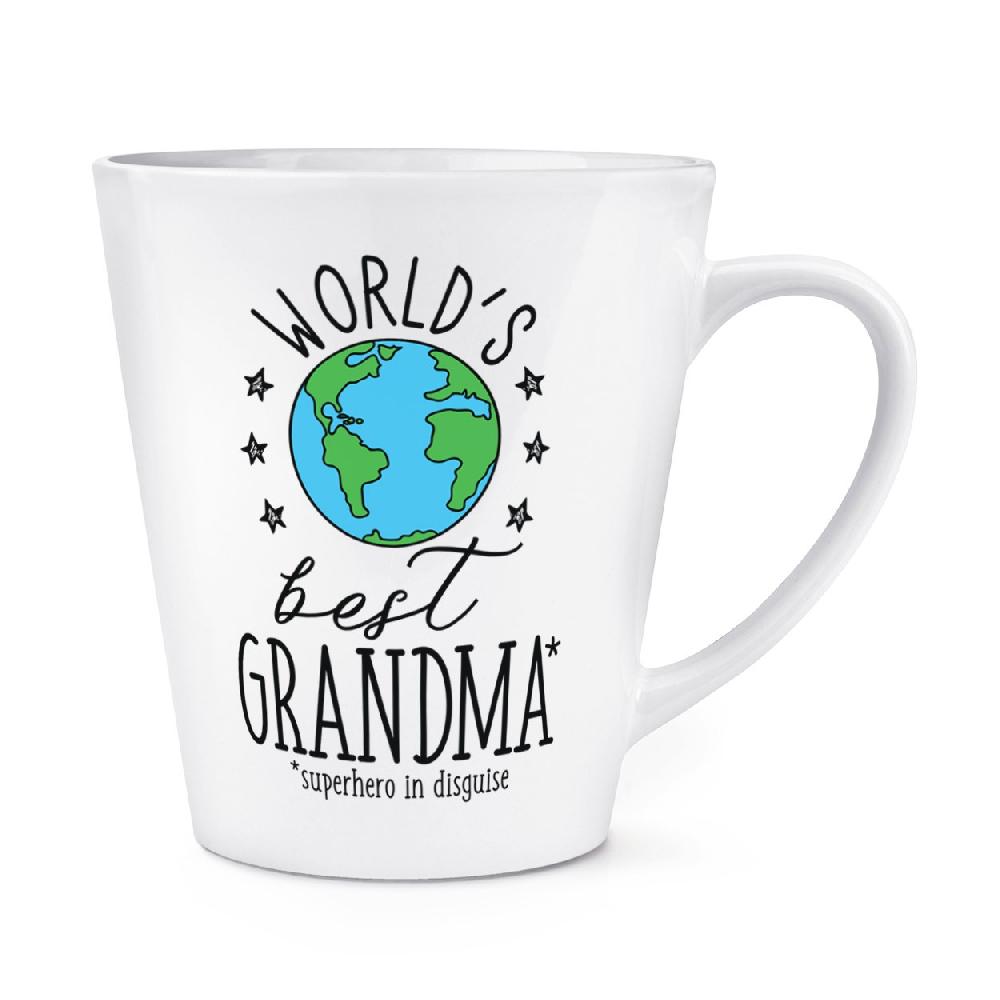 gift base World's Best Grandma 12oz Latte Mug Cup