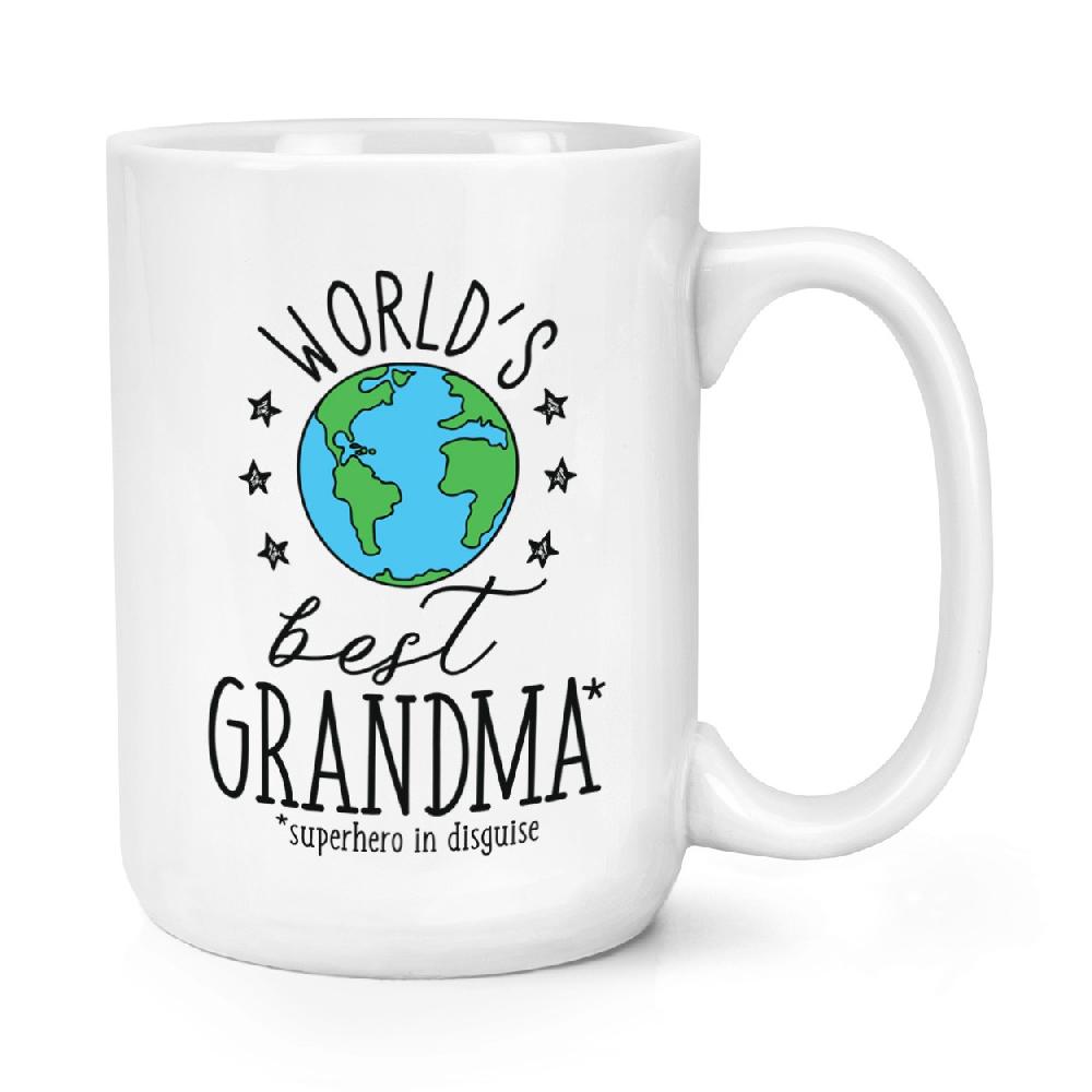 gift base World's Best Grandma 15oz Large Mug Cup