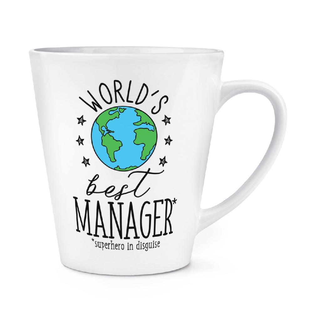 gift base World's Best Manager 12oz Latte Mug Cup