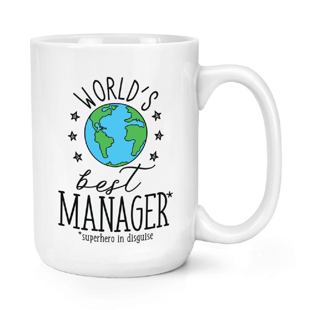 gift base World's Best Manager 15oz Large Mug Cup