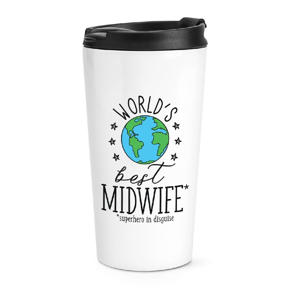 gift base World's Best Midwife Travel Mug Cup
