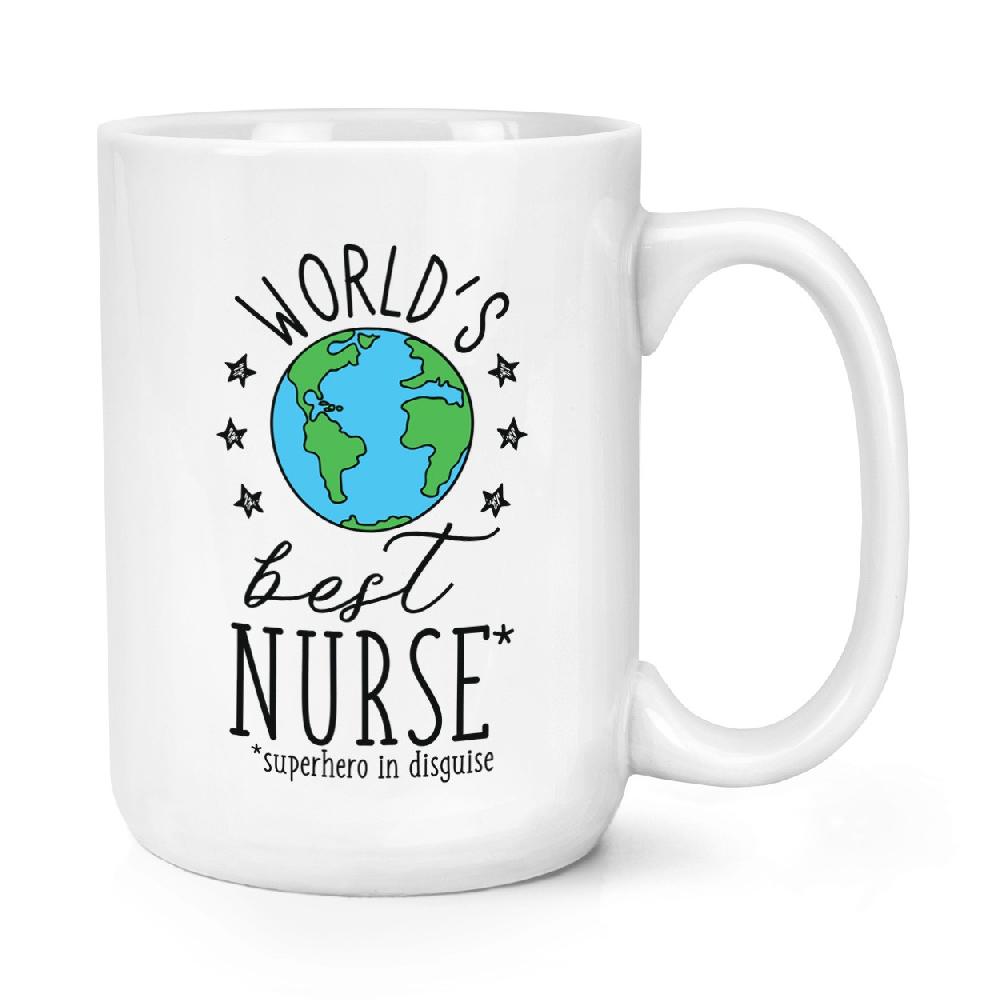 gift base World's Best Nurse 15oz Large Mug Cup