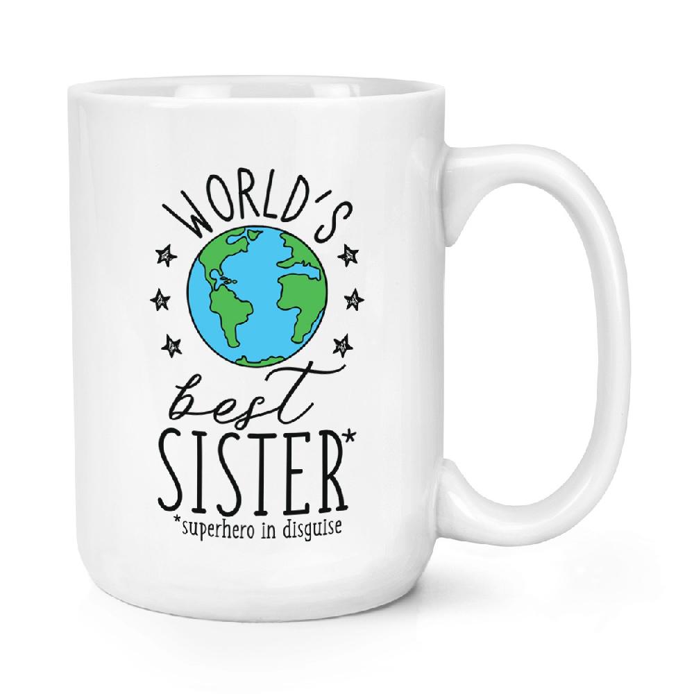 gift base World's Best Sister 15oz Large Mug Cup