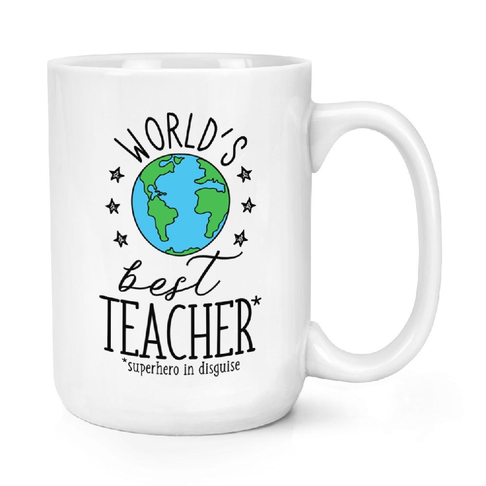 gift base World's Best Teacher 15oz Large Mug Cup