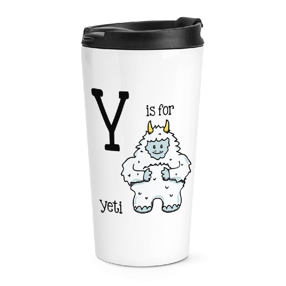 gift base Y Is For Yeti Travel Mug Cup
