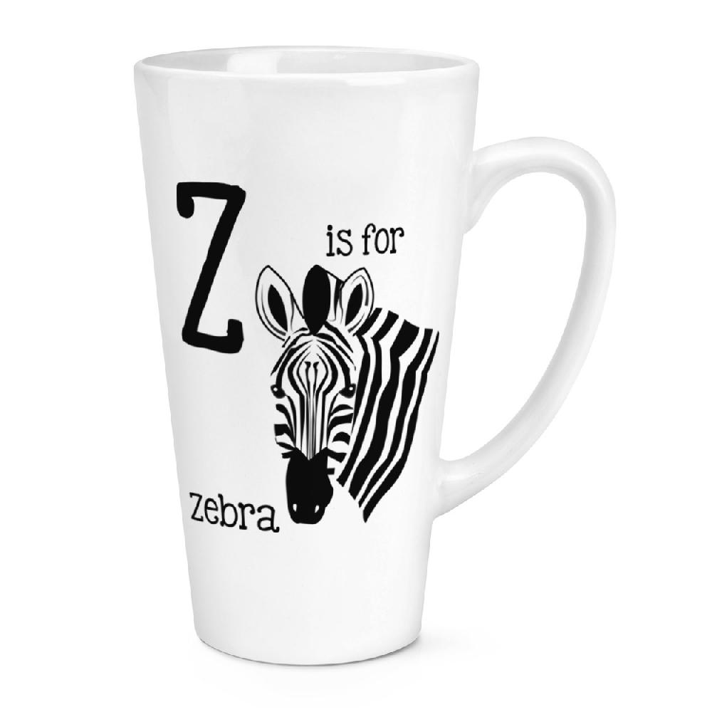 gift base Z Is For Zebra 17oz Large Latte Mug Cup