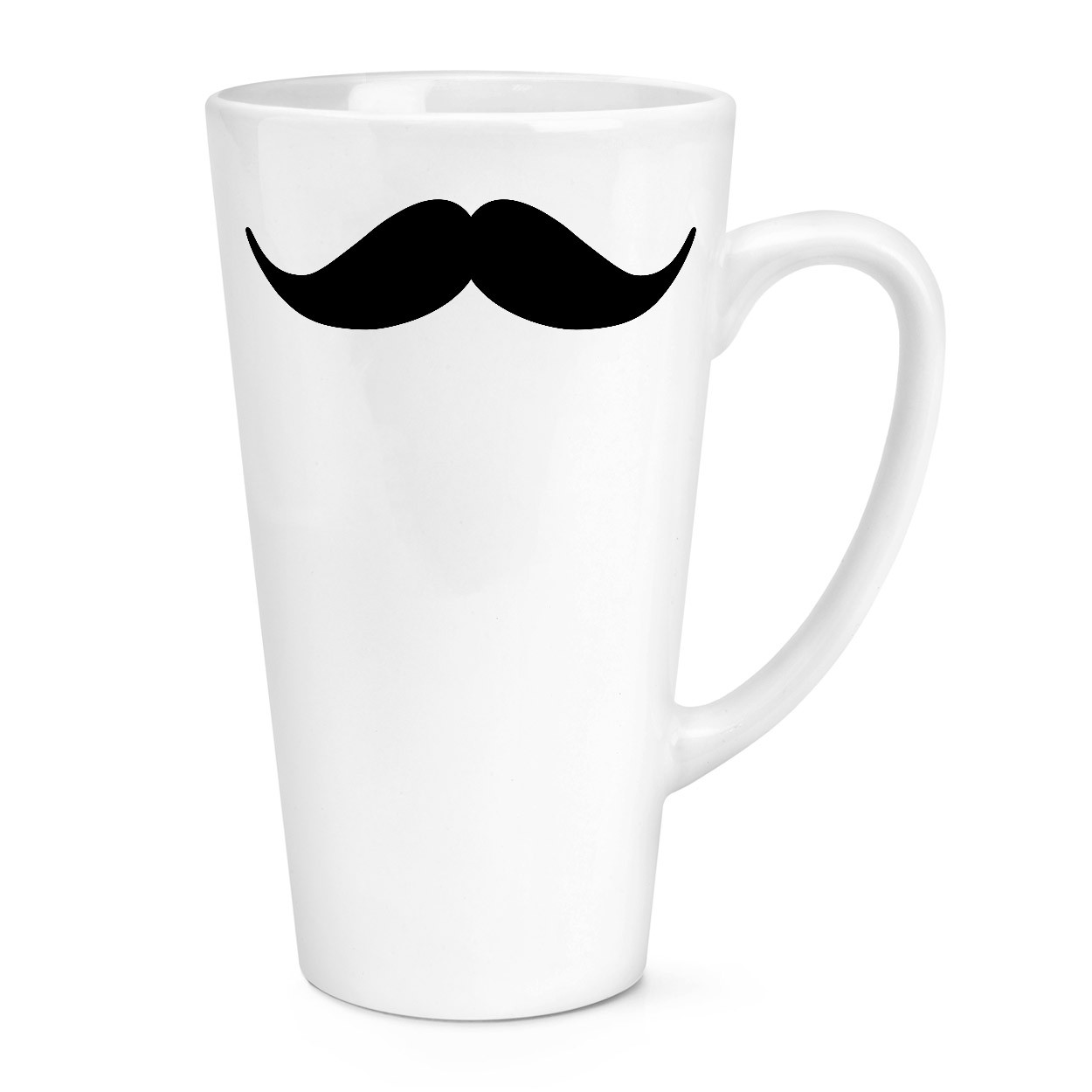 gift base Handlebar Moustache 17oz Large Latte Mug Cup