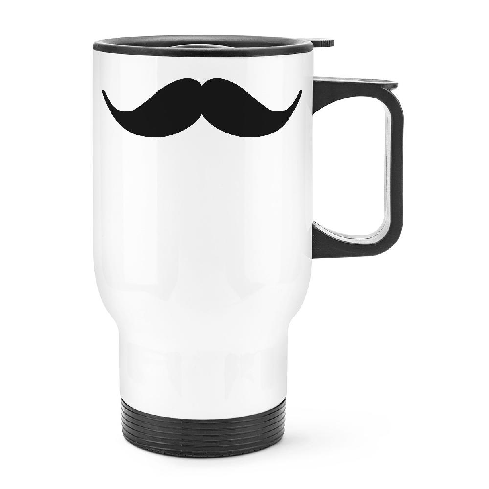 gift base Handlebar Moustache Travel Mug Cup With Handle