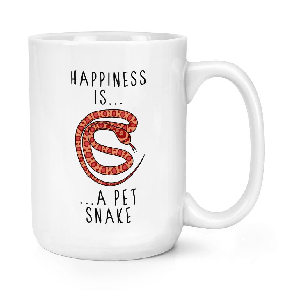 gift base Happiness Is A Pet Snake 15oz Large Mug Cup
