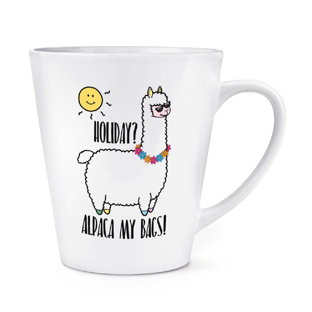 gift base Holiday Alpaca My Bags 12oz Latte Mug Cup