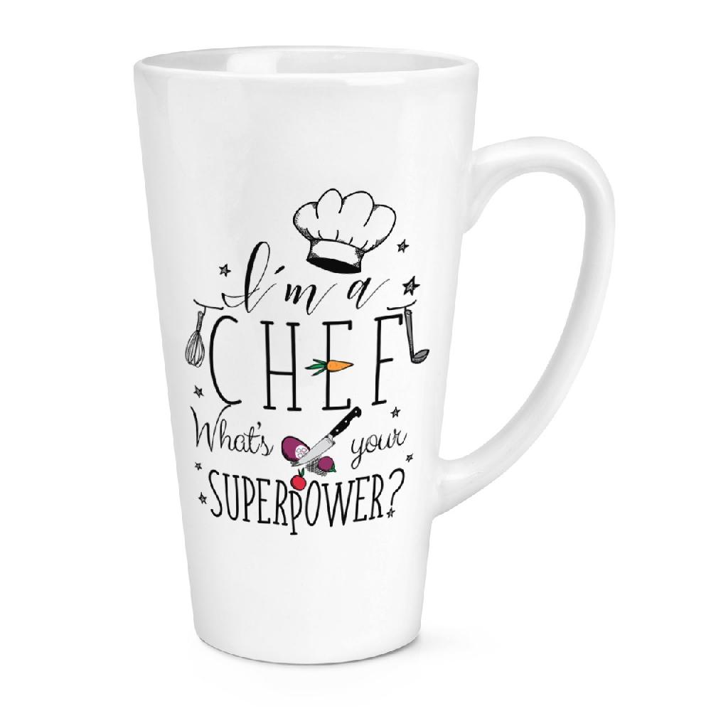 gift base I'm A Chef What's Your Superpower 17oz Large Latte Mug Cup