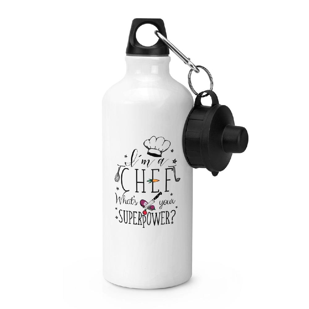gift base I'm A Chef What's Your Superpower Sports Bottle