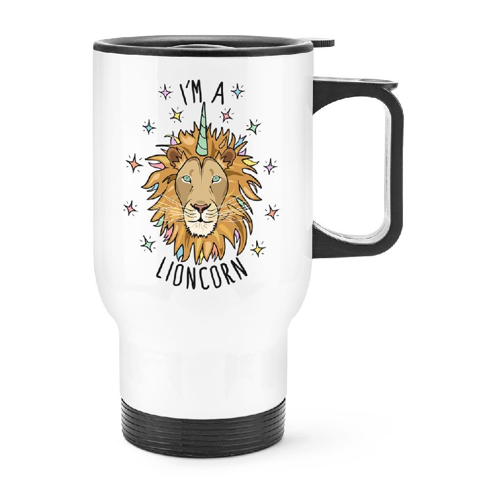 gift base I'm A Lioncorn Travel Mug Cup With Handle