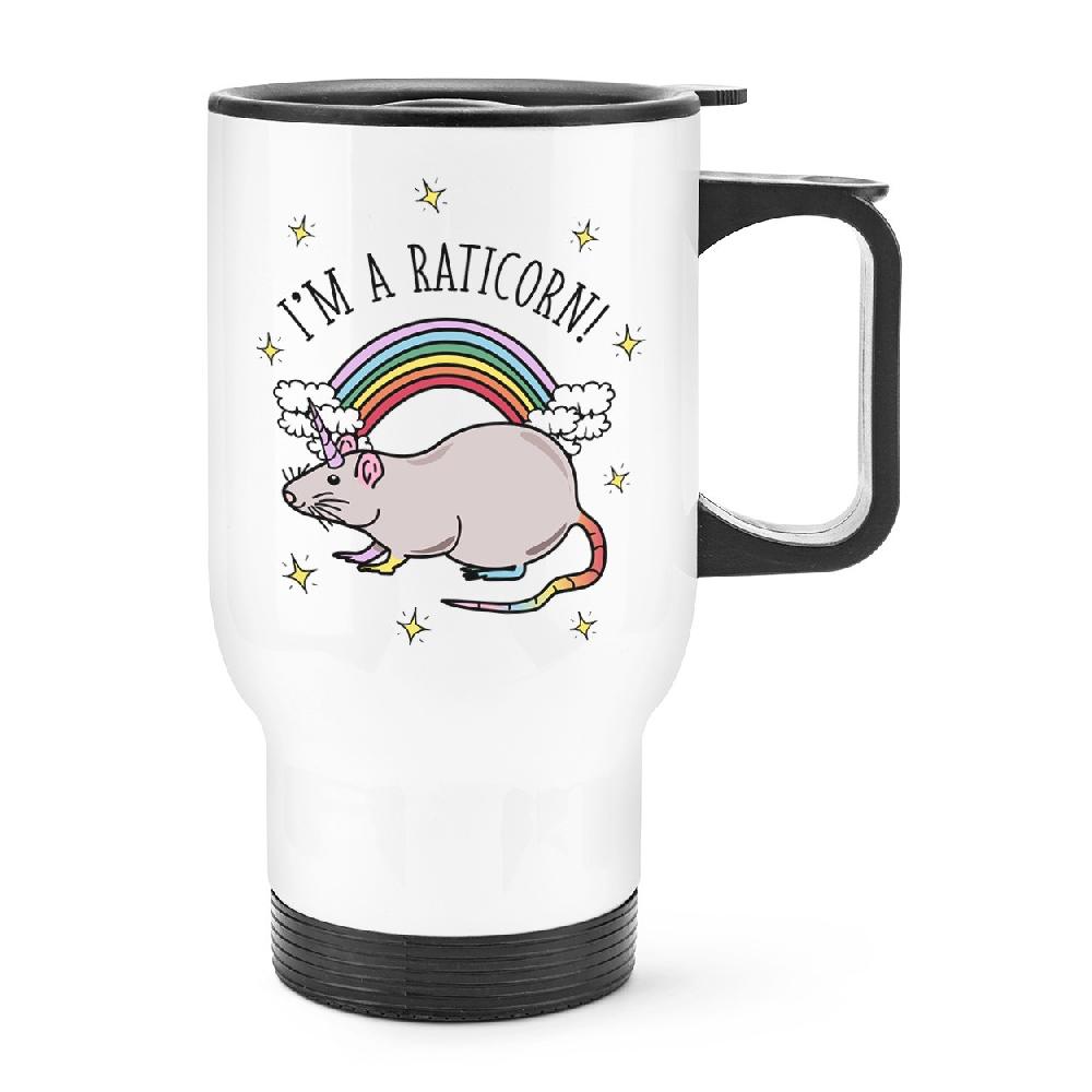 gift base I'm A Raticorn Travel Mug Cup With Handle