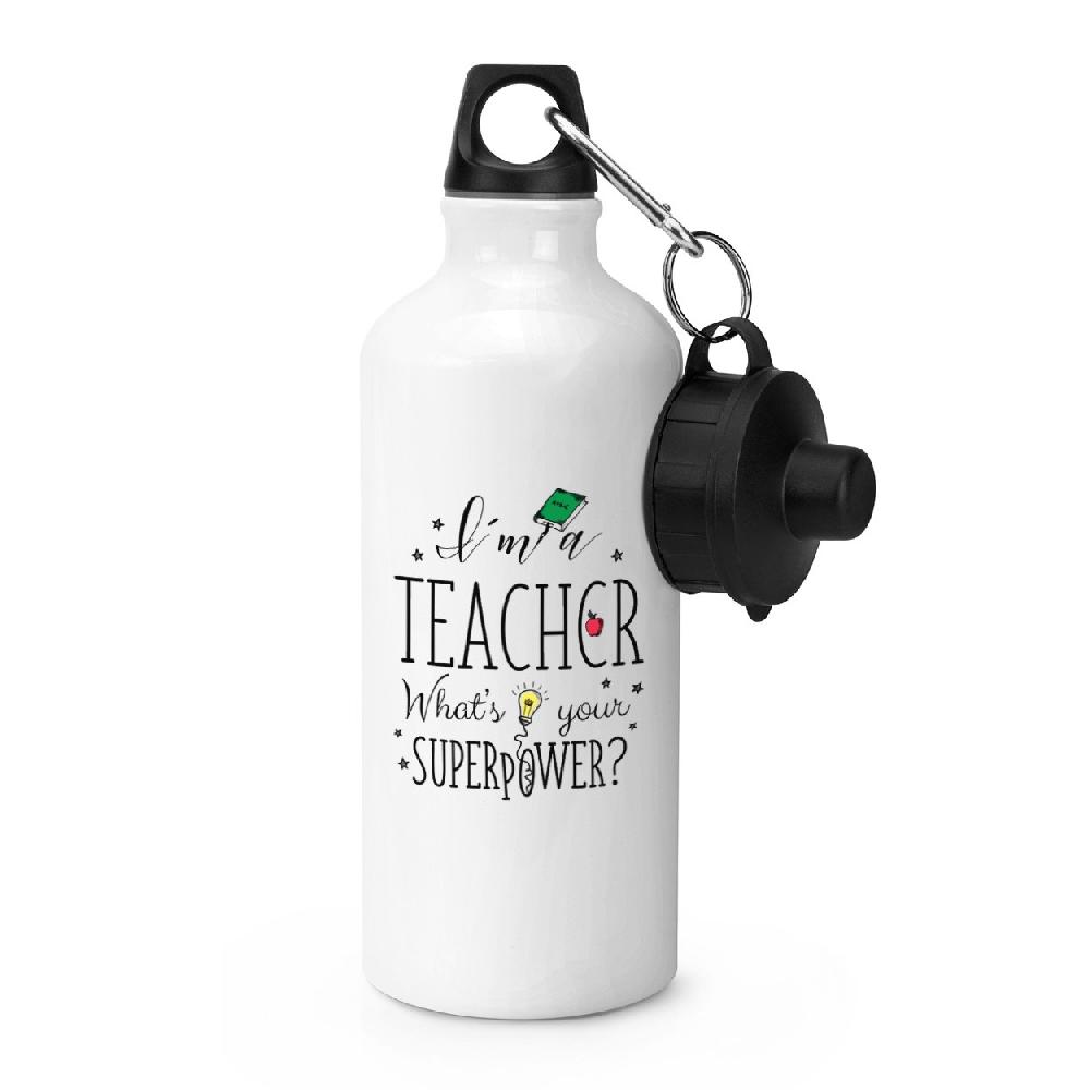 gift base I'm A Teacher What's Your Superpower Sports Bottle