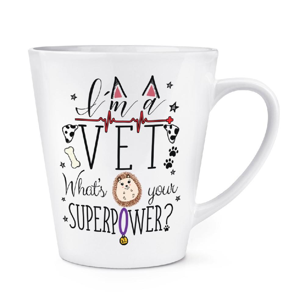 gift base I'm A Vet What's Your Superpower 12oz Latte Mug Cup