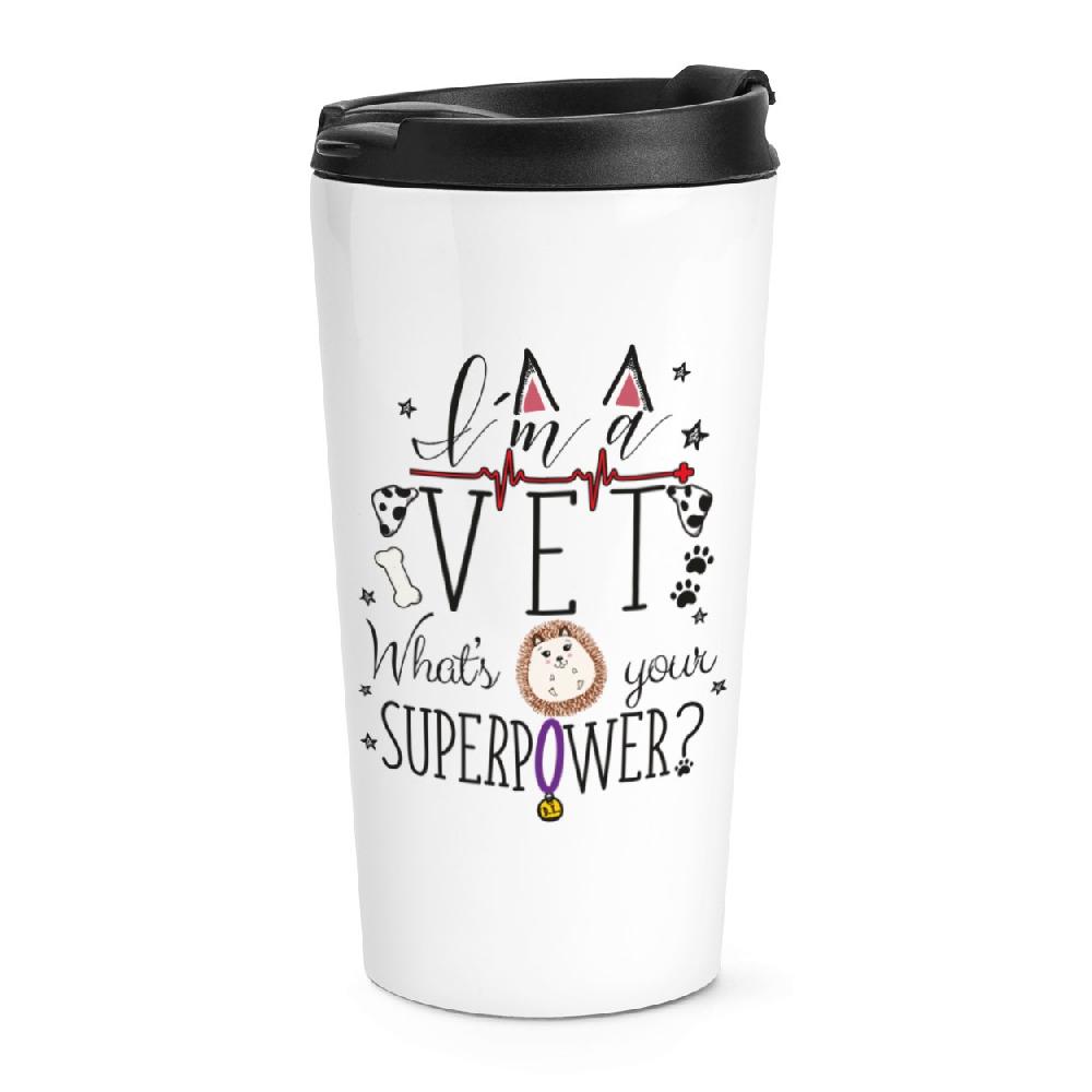 gift base I'm A Vet What's Your Superpower Travel Mug Cup