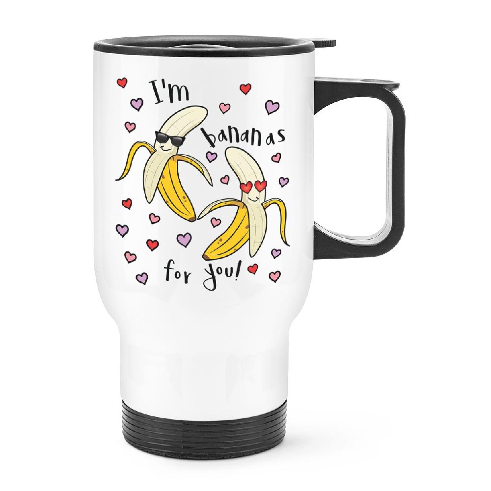 gift base I'm Bananas For You Travel Mug Cup With Handle