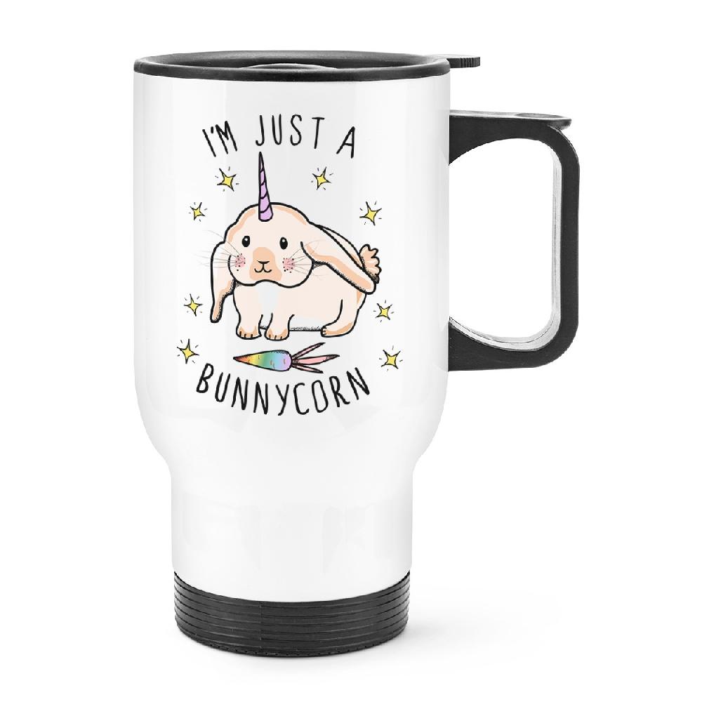 gift base I'm Just A Bunnycorn Travel Mug Cup With Handle