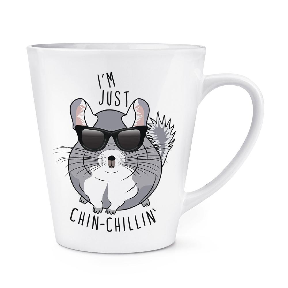 gift base I'm Just Chinchillin' Chinchilla 12oz Latte Mug Cup
