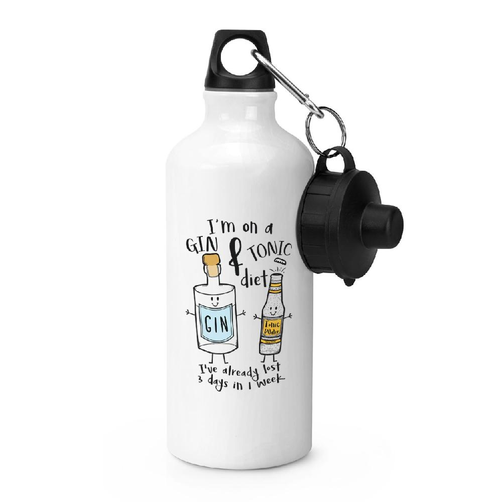 gift base I'm On A Gin And Tonic Diet Sports Bottle