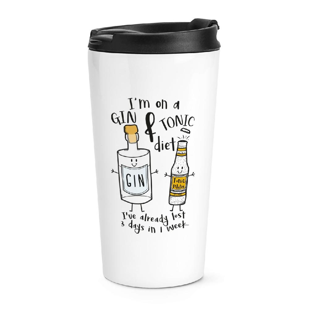 gift base I'm On A Gin And Tonic Diet Travel Mug Cup