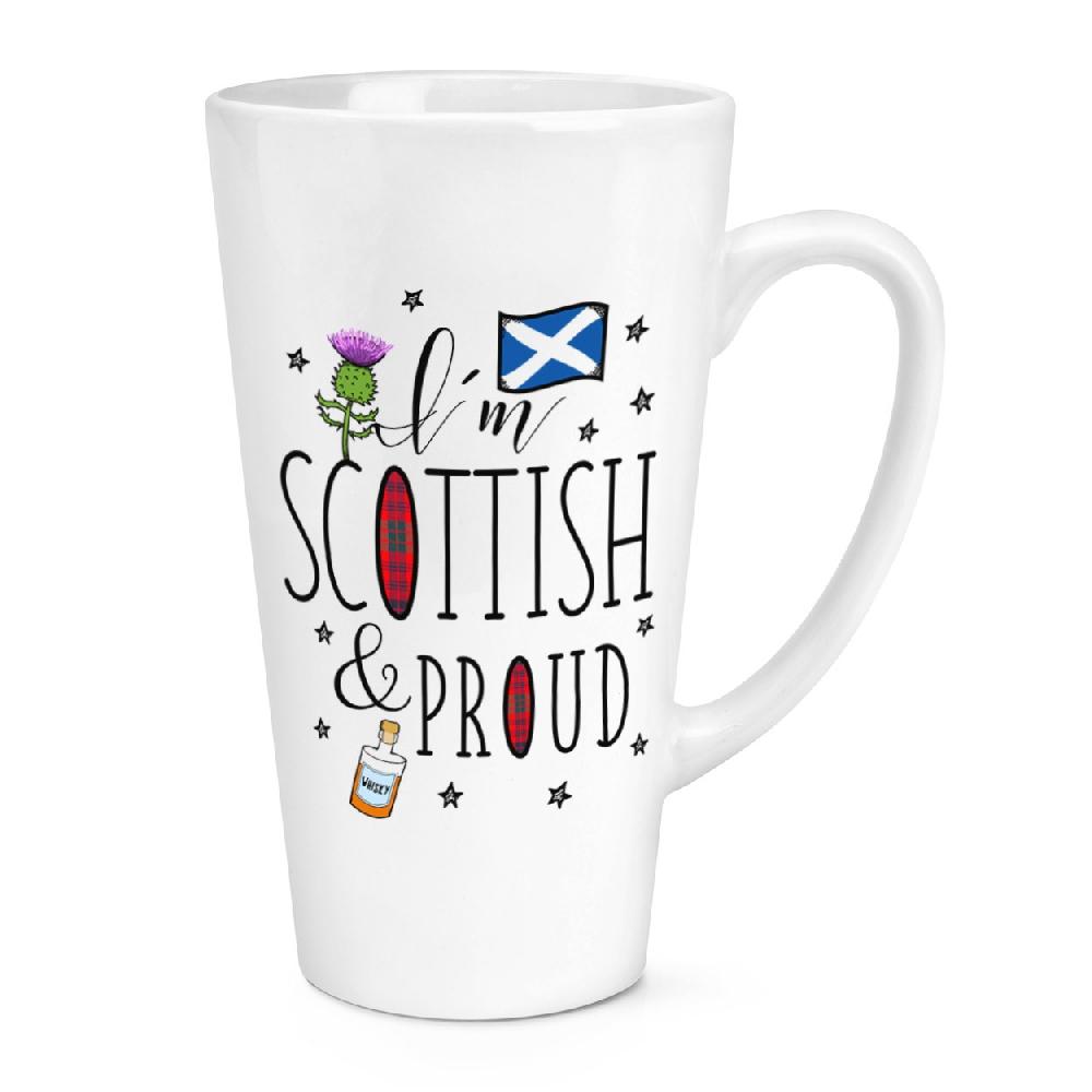 gift base I'm Scottish And Proud 17oz Large Latte Mug Cup