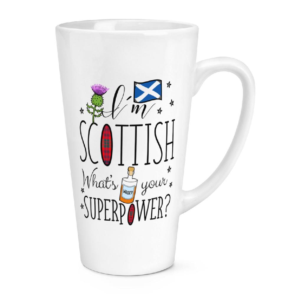 gift base I'm Scottish What's Your Superpower 17oz Large Latte Mug Cup