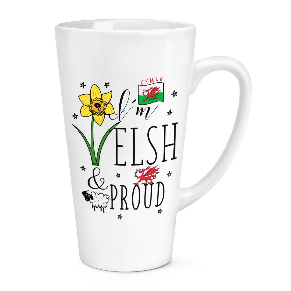 gift base I'm Welsh And Proud 17oz Large Latte Mug Cup