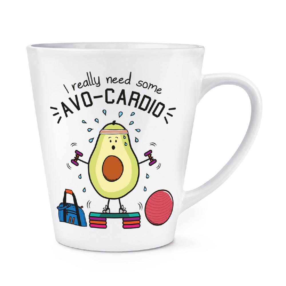 gift base I Really Need Some Avocardio 12oz Latte Mug Cup