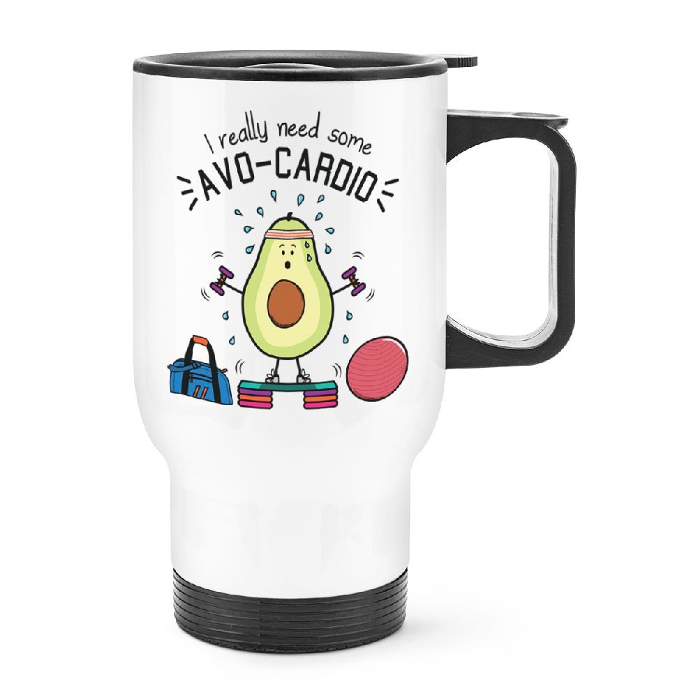 gift base I Really Need Some Avocardio Travel Mug Cup With Handle