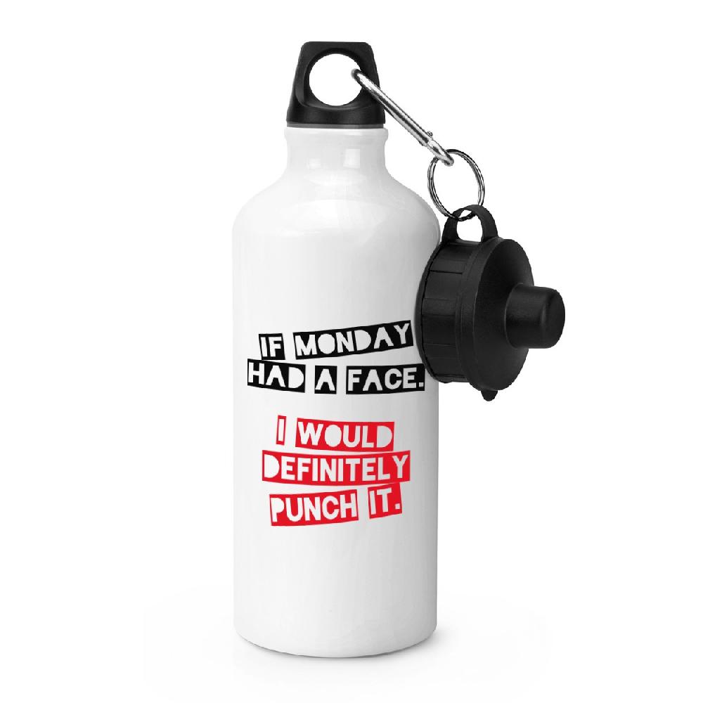 gift base If Monday Had A Face I'd Punch It Sports Bottle