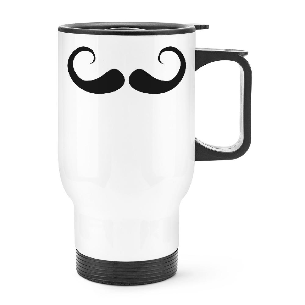 gift base Imperial Moustache Travel Mug Cup With Handle