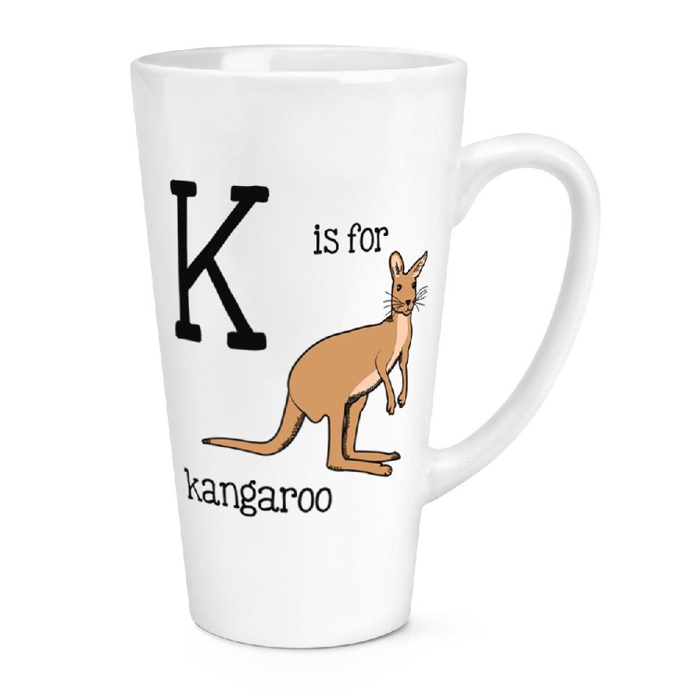 gift base K Is For Kangaroo 17oz Large Latte Mug Cup