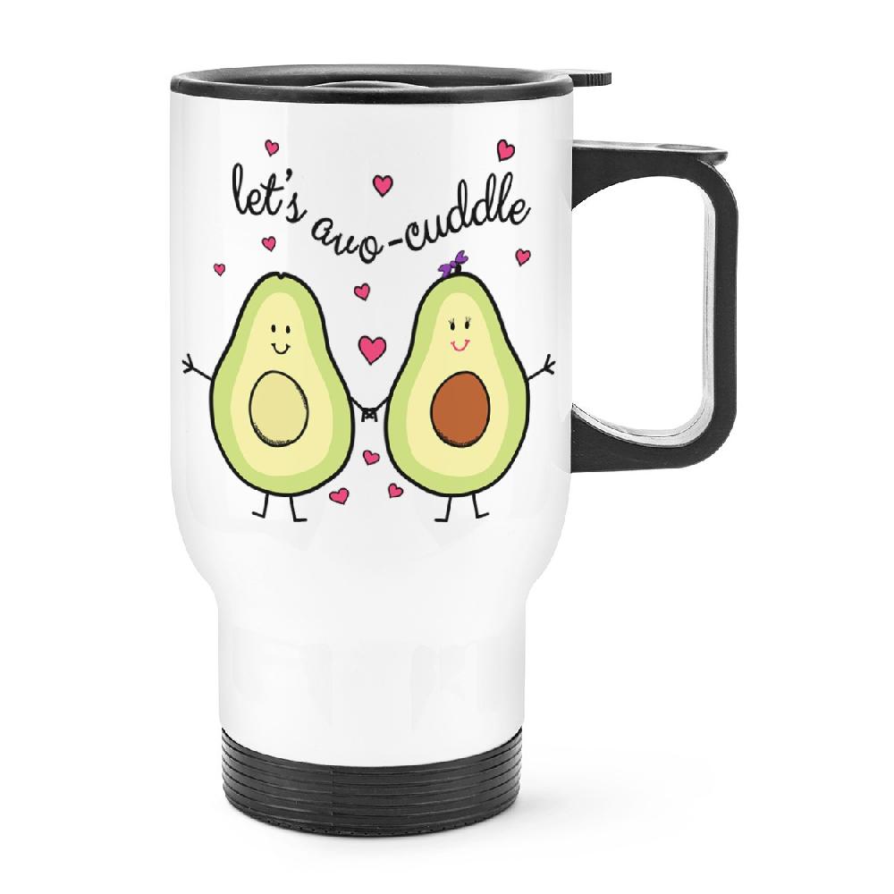 gift base Let's Avocuddle Avocado Travel Mug Cup With Handle