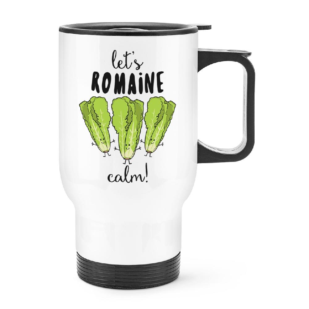 gift base Let's Romaine Calm Travel Mug Cup With Handle