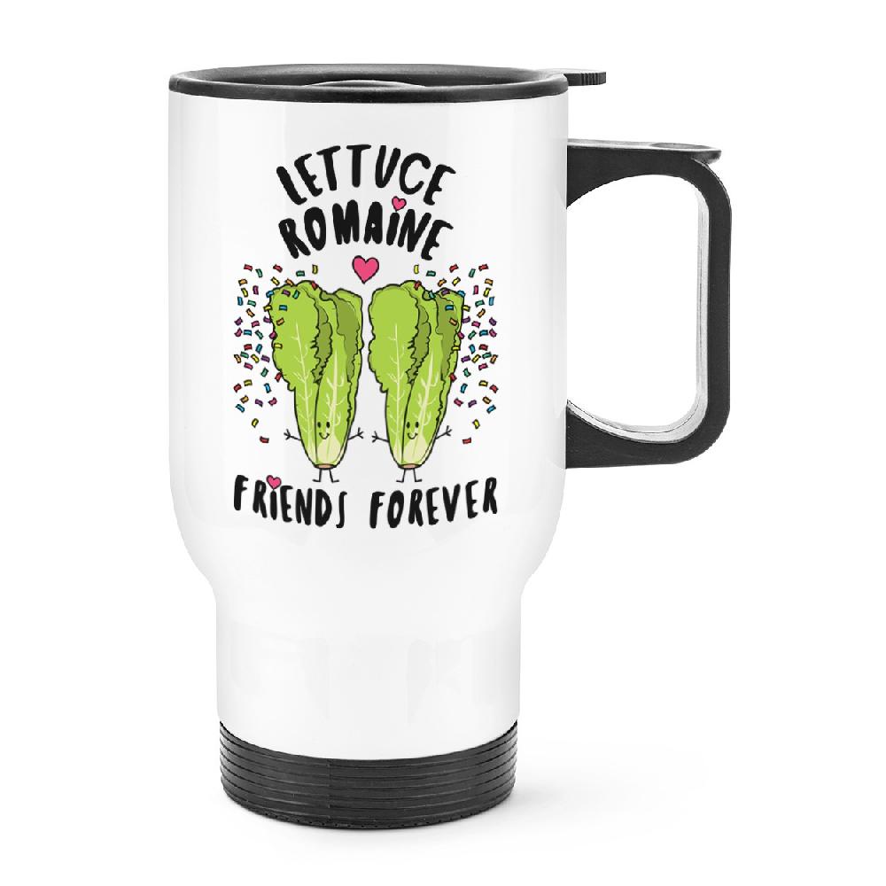 gift base Lettuce Romaine Friends Forever Travel Mug Cup With Handle