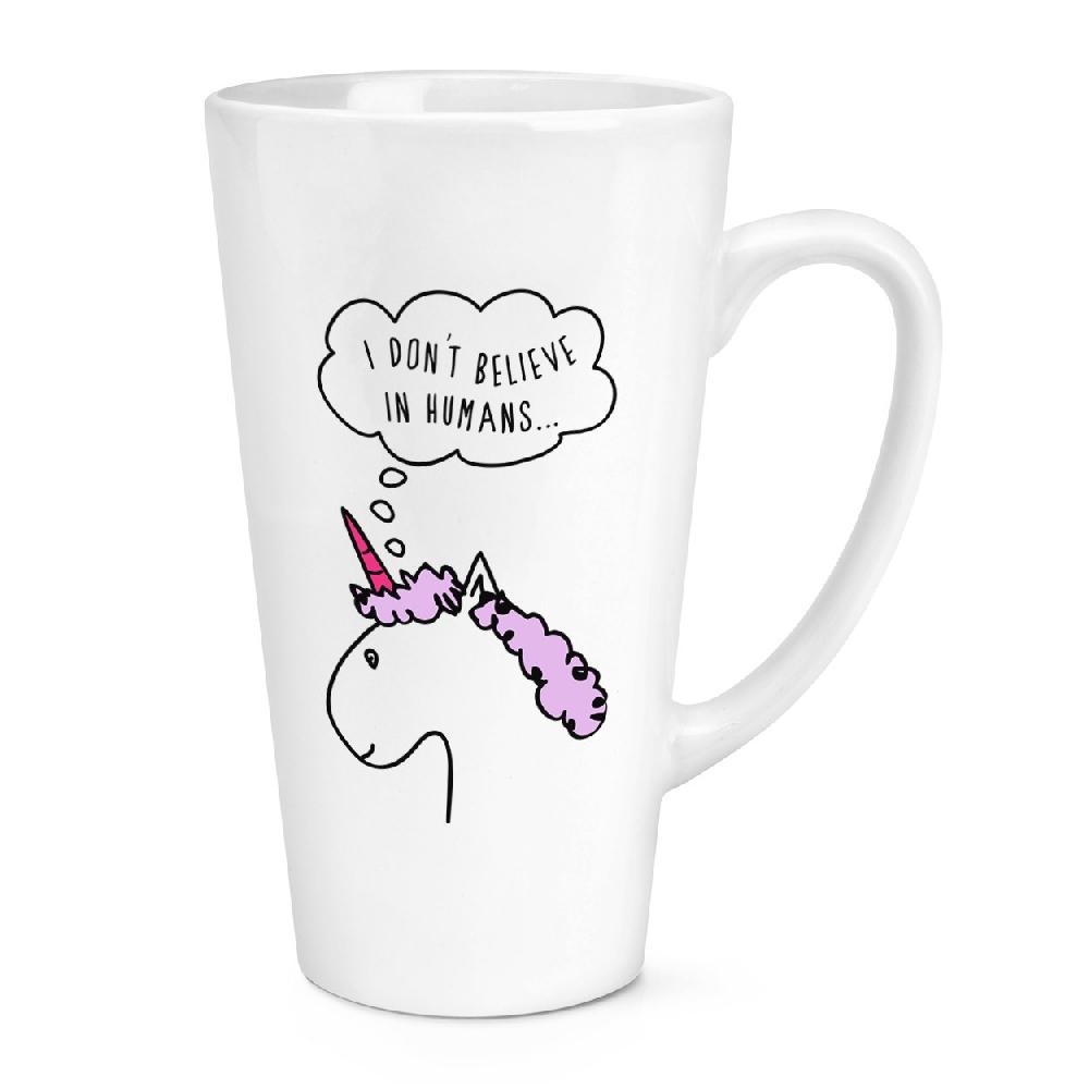 gift base Lila I Don't Believe In Humans 17oz Large Latte Mug Cup