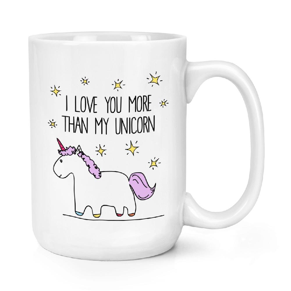 gift base Lila I Love You More Than My Unicorn 15oz Large Mug Cup